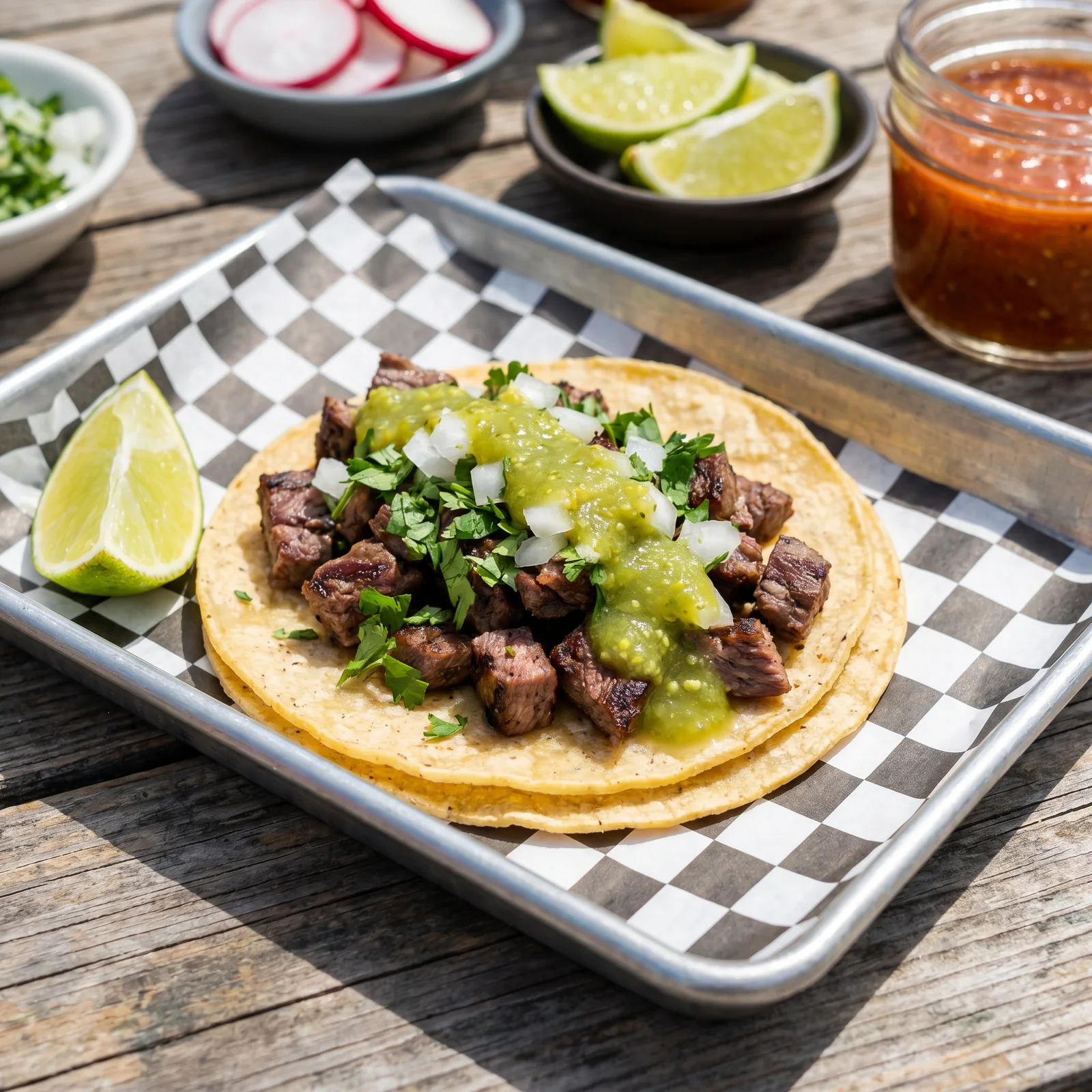 Carne asada taco