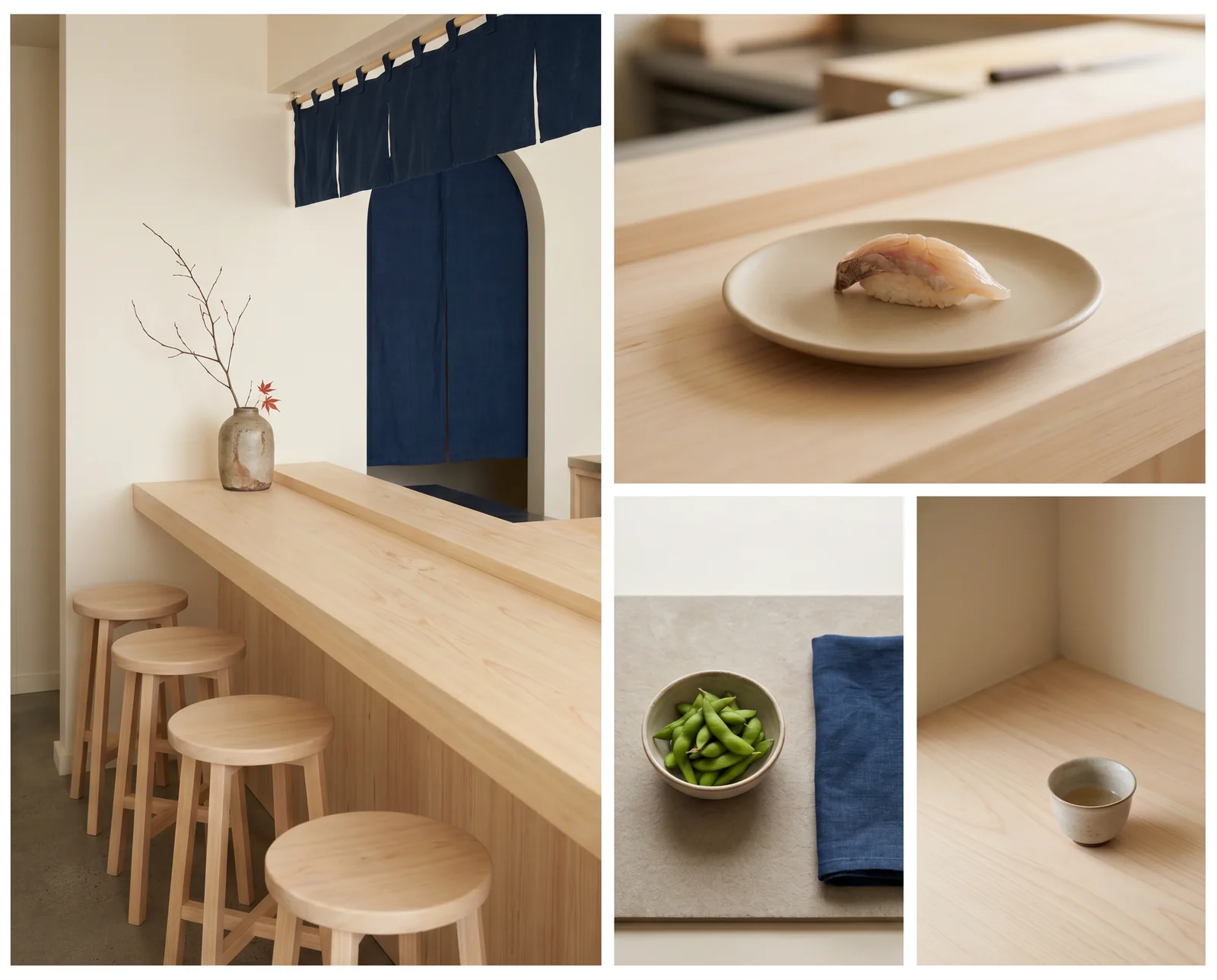 The sushi counter at Nami