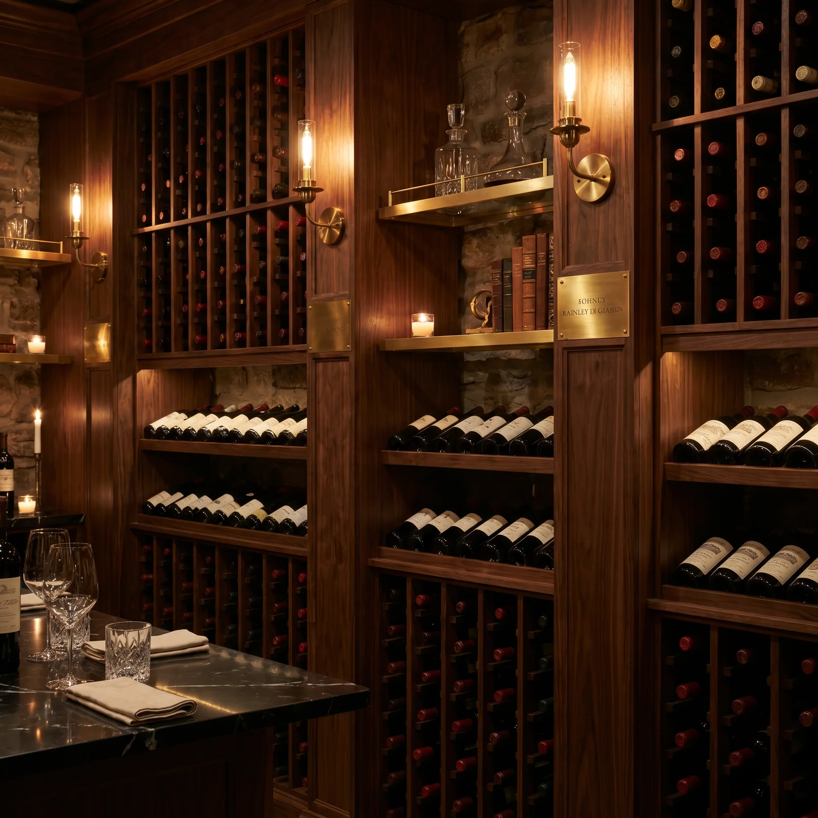 The wine cellar