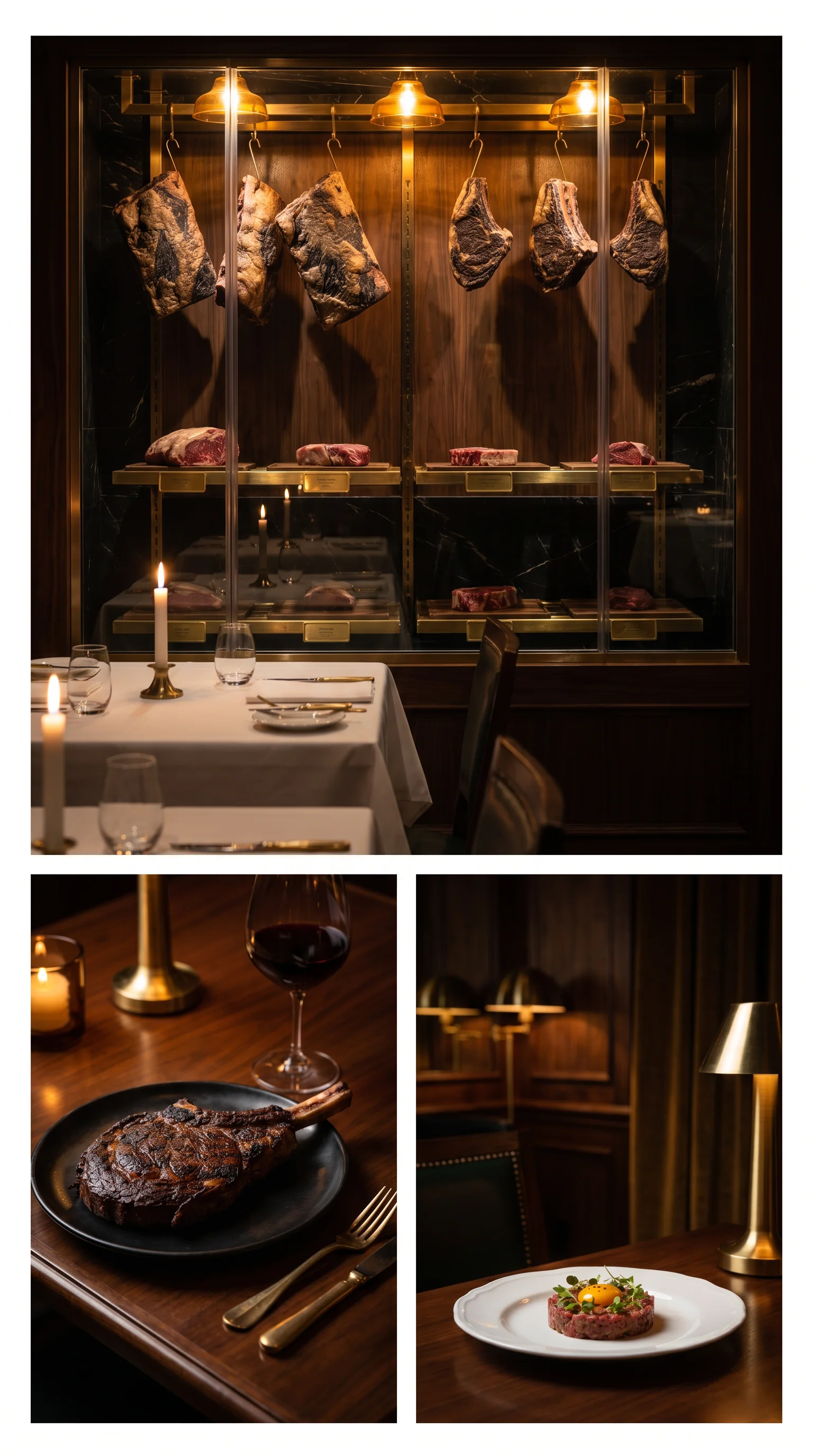 The dry-aging room